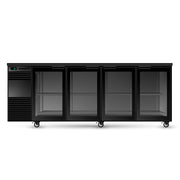 SKOPE BackBar 4 Glass Swing Door Fridge - BB.4.GSW