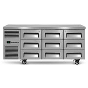 SKOPE ReFlex 9 Drawer Underbench GN 1/1 Fridge - RF7.UBR.3.D9