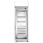 SKOPE ActiveCore TMF 1 Glass Door Upright Display or Storage Freezer with Lit Sign 610L - TMF650N-AC