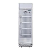 Polar C-Series 1 Glass Door Upright Display Cooler with Light Box 346L White - CC064-A