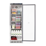Polar C-Series 1 Solid Door Upright Fridge 400L Stainless Steel - CD082-A