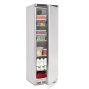 Polar C-Series 1 Solid Door Upright Fridge 400L Stainless Steel - CD082-A
