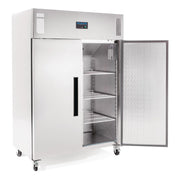 Polar G-Series 2 Door Upright Freezer 1200L Stainless Steel - DL896-A