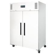 Polar G-Series 2 Solid Door Upright Freezer 1200L White - DL897-A