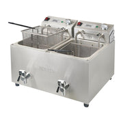 Apuro Double Fryer - 2x8L 2.9kW with Timer - FC375-A