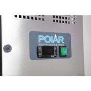 Polar U-Series 2 Door Counter Fridge with Upstand 282L - UA064-A
