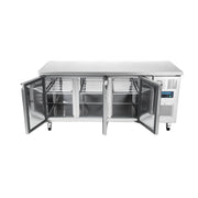 Polar U-Series 3 Door Counter Fridge 417L - UA048-A