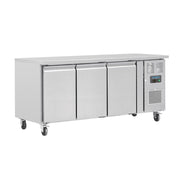 Polar U-Series 3 Door Counter Fridge 417L - UA048-A
