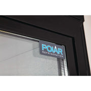 Polar G-Series 2 Door Upright Back Bar Cooler with Hinged Door 307L - GJ447-A