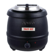 Apuro Black Soup Kettle - 10L - L715-A