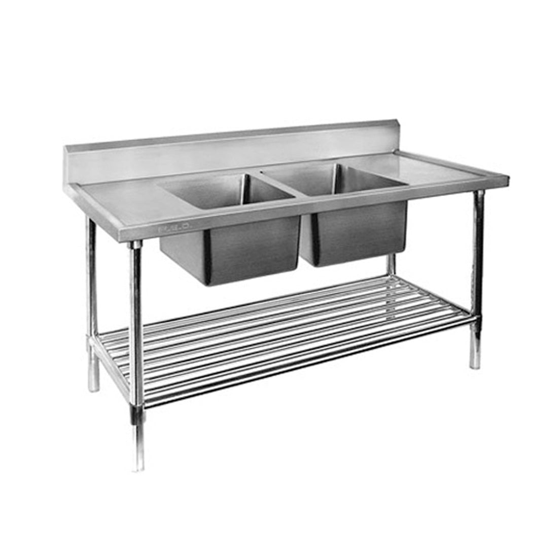 Commercial Stainless Steel Kitchen Bench with Sink — Commercial ...