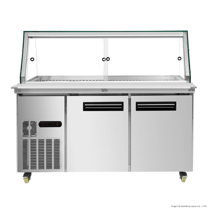 Thermaster Cold Salad & Noodle Bar 4x1/1 GN Pans - PG150FA-XG