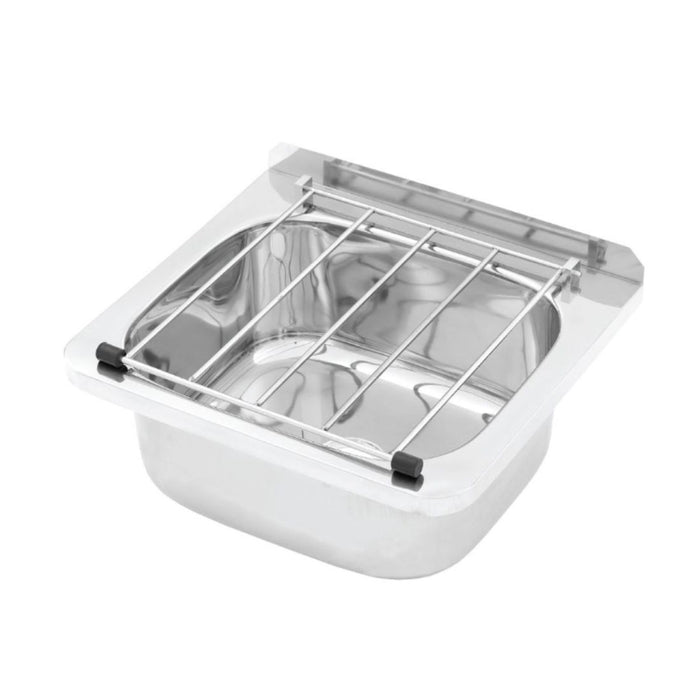 FED Cleaners Sink (hinged grate) With Wall Mount Brackets AB-CS-B