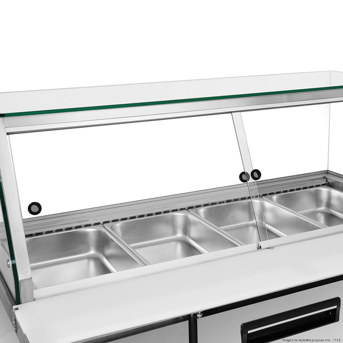 Thermaster Cold Salad & Noodle Bar 4x1/1 GN Pans - PG150FA-XG