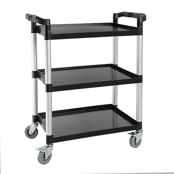 Vogue Mobile Trolley Compact Polypropylene Black - 130kg - CF101