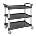 Vogue Mobile Trolley Polypropylene Large Black - 200kg - CF102