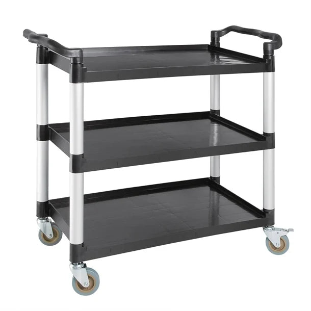 Vogue Mobile Trolley Polypropylene Large Black - 200kg - CF102