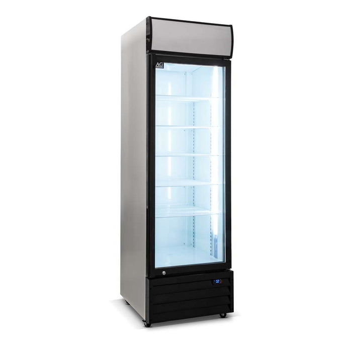 AG Single Door Upright Display Fridge - Glass Door 420L - CU420TNG