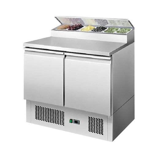 Atosa 2 Doors Open Top Saladette Fridge W900 MM - ESL3832
