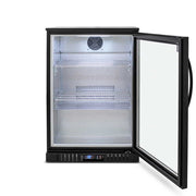 AG Single Door Bar Fridge - Black Body & Doors 126L - BEER1