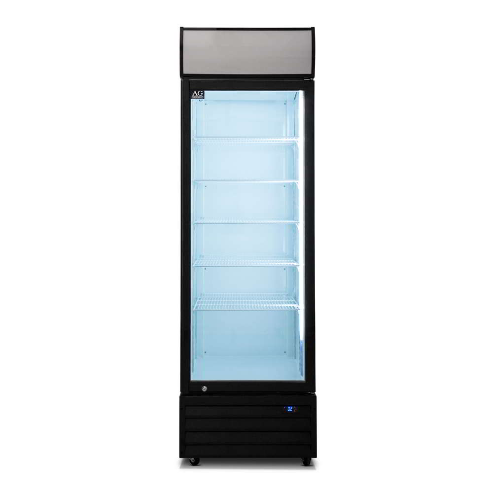 AG Single Door Upright Display Fridge - Glass Door 420L - CU420TNG