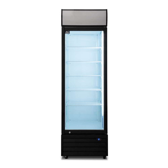 AG Single Door Upright Display Fridge - Glass Door 420L - CU420TNG