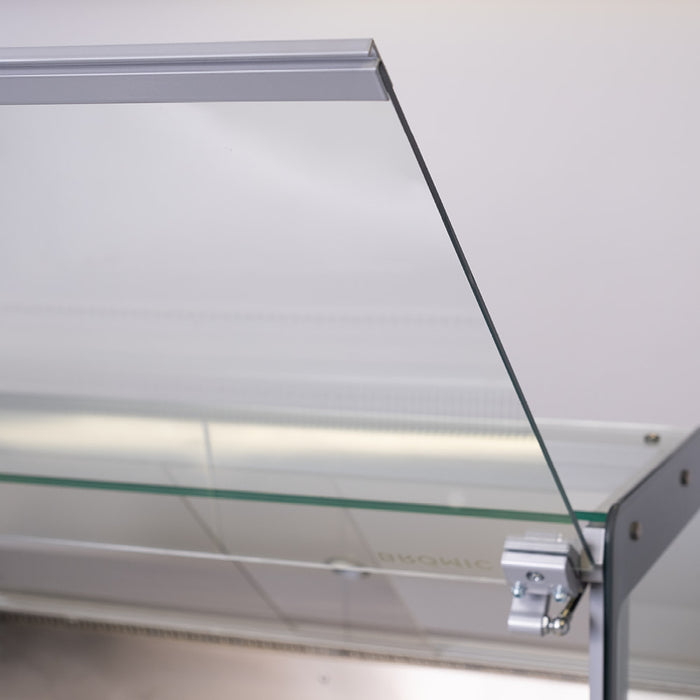 Bromic Square Glass Deli Display - 1330mm - DD1250SG-NR