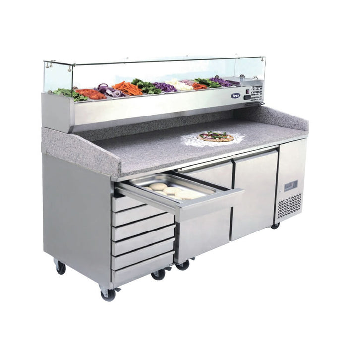 Atosa 2 Door Pizza Table Fridge With Drawers 2010 MM - EPF3480