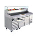 Atosa 2 Door Pizza Table Fridge With Drawers 2010 MM - EPF3480