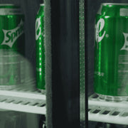 Bromic Upright Display Fridge - 945L - 2 Doors - Sliding - Flat Glass - Lightbox - GM0980LS-NR