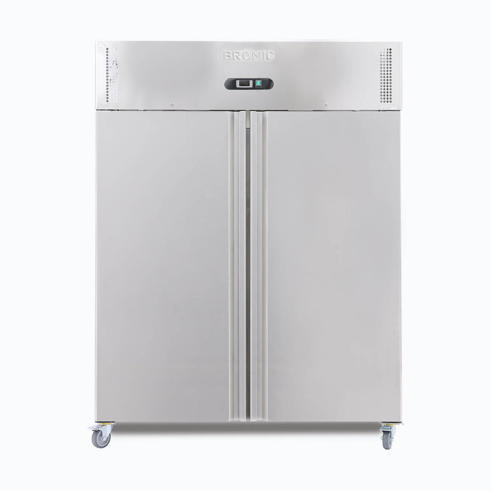 Bromic Upright Fridge - 1300L - 2 Doors - Stainless Steel - UC1300SD-NR-1