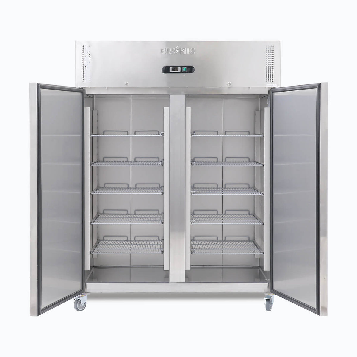 Bromic Upright Fridge - 1300L - 2 Doors - Stainless Steel - UC1300SD-NR-1
