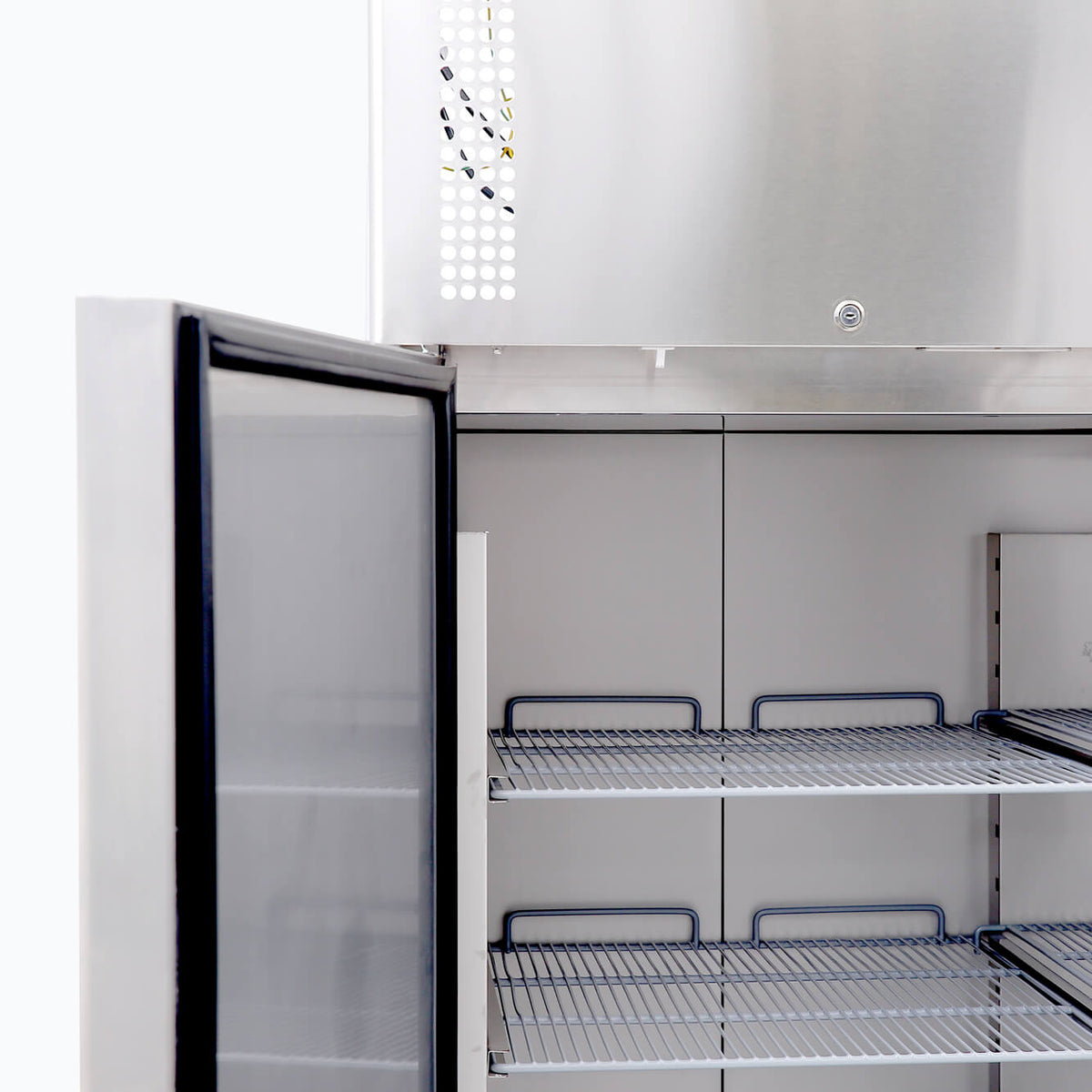 Bromic Upright Fridge - 1300L - 2 Doors - Stainless Steel - UC1300SD-NR-1