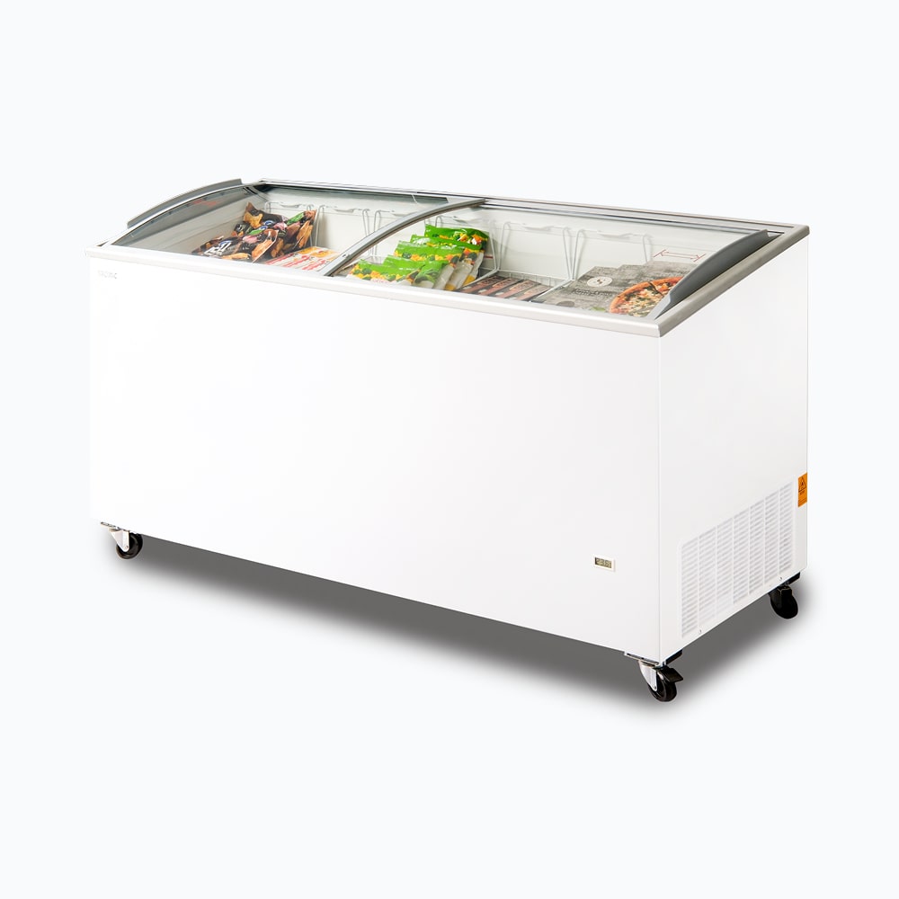 Bromic Display Chest Freezer - 555L - Curved Glass Top - CF0600ATCG-NR
