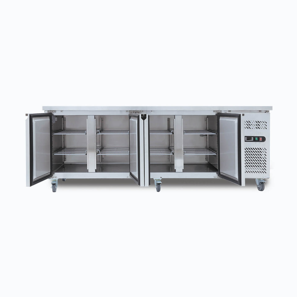 Bromic Under Bench Fridge - 553L - 4 Doors - Stainless Steel - UBC2230SD-NR