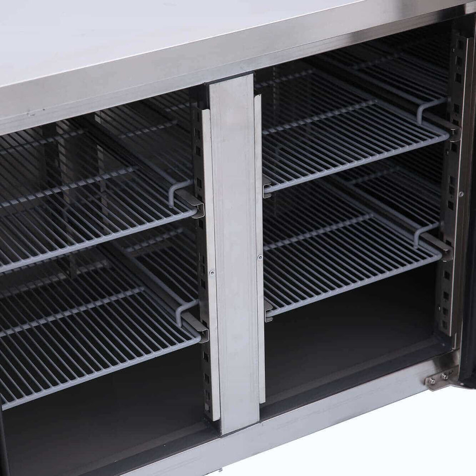 Bromic Under Bench Fridge - 553L - 4 Doors - Stainless Steel - UBC2230SD-NR