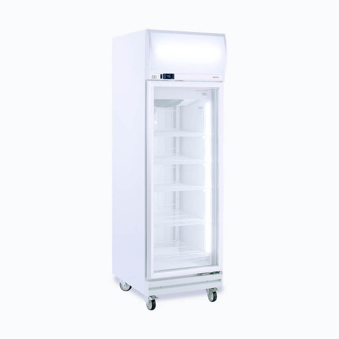 Bromic Upright Display Freezer - 444L - 1 Door - Flat Glass - Lightbox - UF0500LF