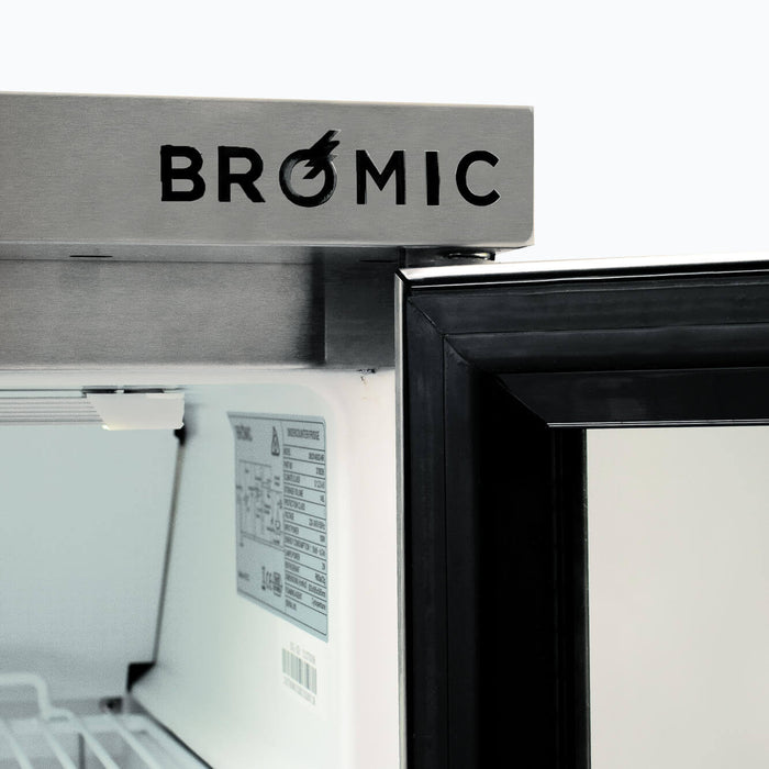 Bromic Under Bench Display Fridge - 138L - 1 Door - Glass - UBC0140GD-NR