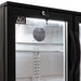 AG Twin Door Bar Fridge - Black Body & Doors 220L - BEER2