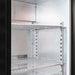 AG Twin Sliding Door Bar Fridge - Black Body & Doors 220L - BEER2-SD