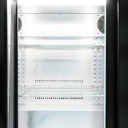 AG Three Sliding Door Bar Fridge - Black Body & Doors 320L - BEER3-SD