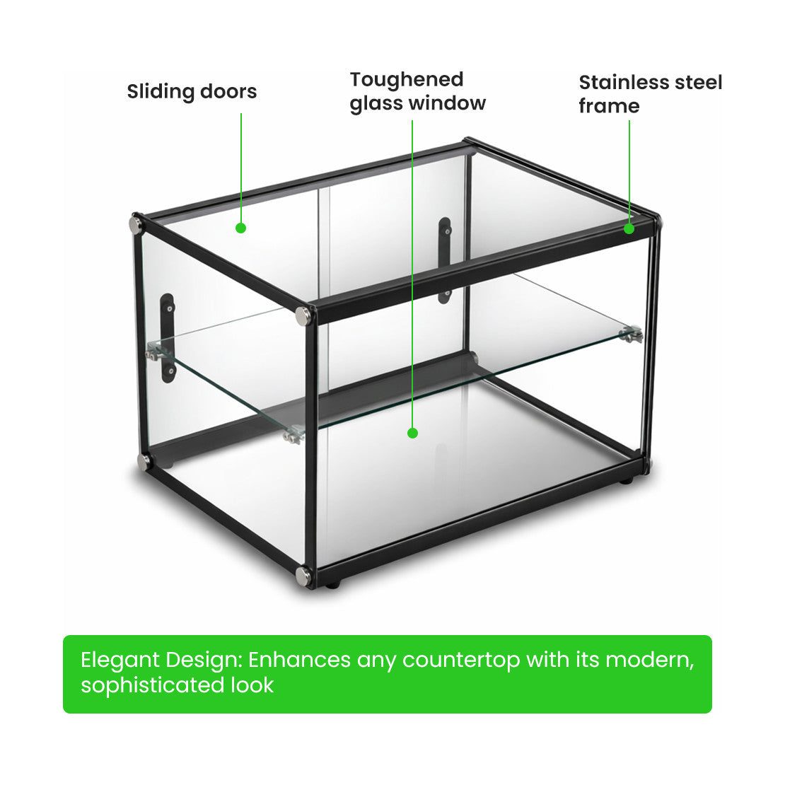 Bonvue Pre-assembled Two Layer Ambient Showcase - AD2-550
