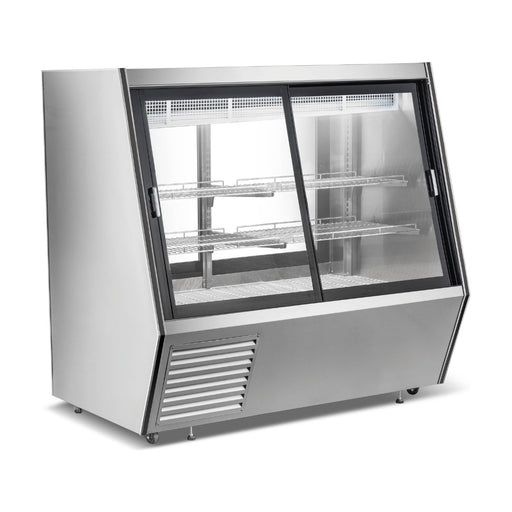 Bonvue Dual-Access Refrigerated Deli, Meat and Seafood Display Case - AMS-15DD