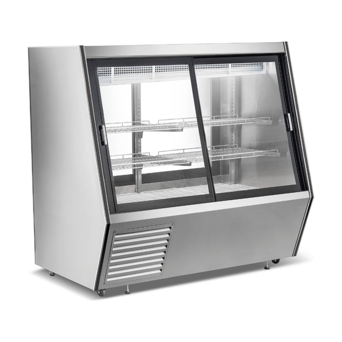 Bonvue Dual-Access Refrigerated Deli, Meat and Seafood Display Case - AMS-15DD