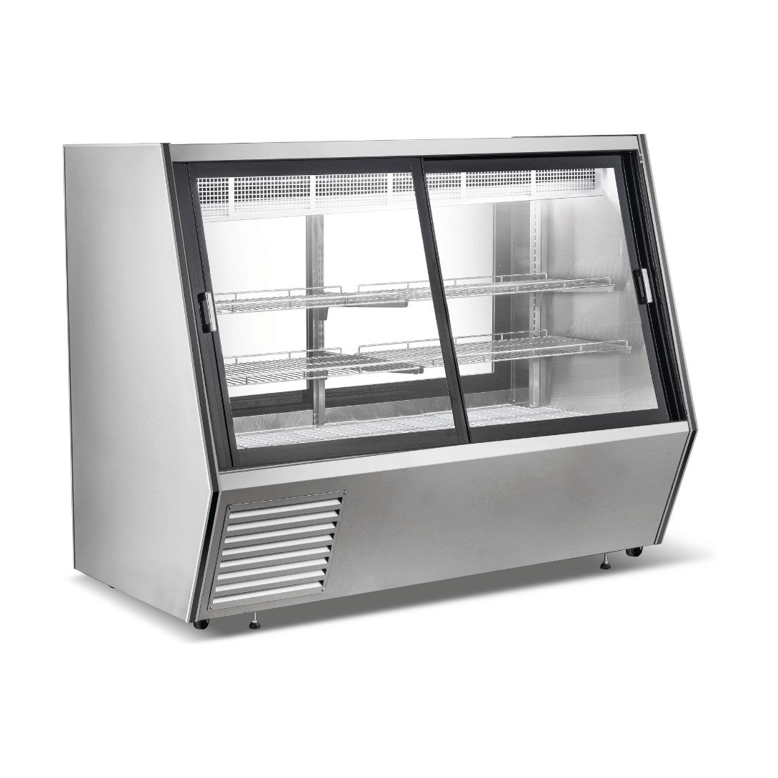 Bonvue Dual-Access Refrigerated Deli, Meat and Seafood Display Case - AMS-18DD