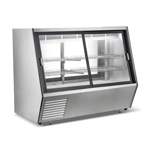 Bonvue Dual-Access Refrigerated Deli, Meat and Seafood Display Case - AMS-18DD