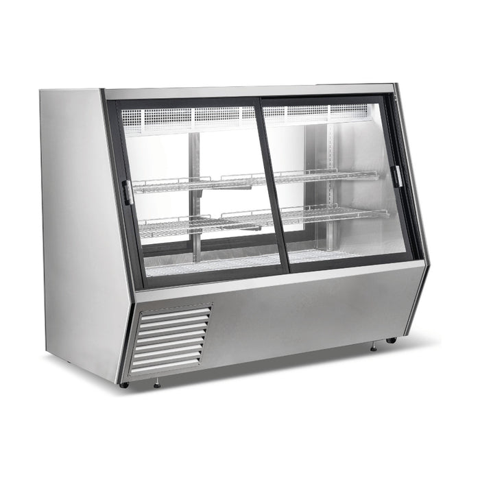 Bonvue Dual-Access Refrigerated Deli, Meat and Seafood Display Case - AMS-18DD