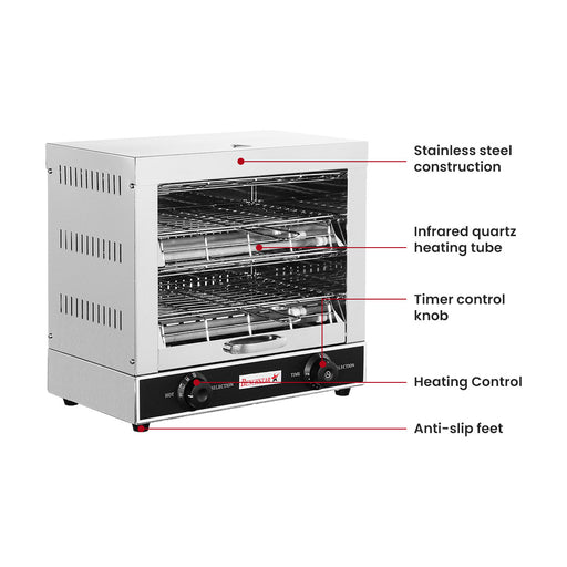 Benchstar Toaster / Griller / Salamander - AT-360BE