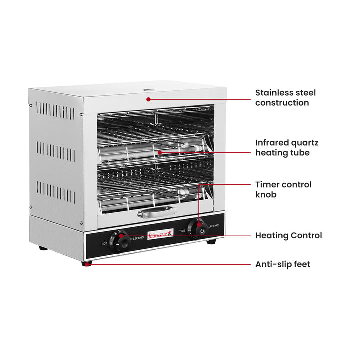 Benchstar Toaster / Griller / Salamander - AT-360BE
