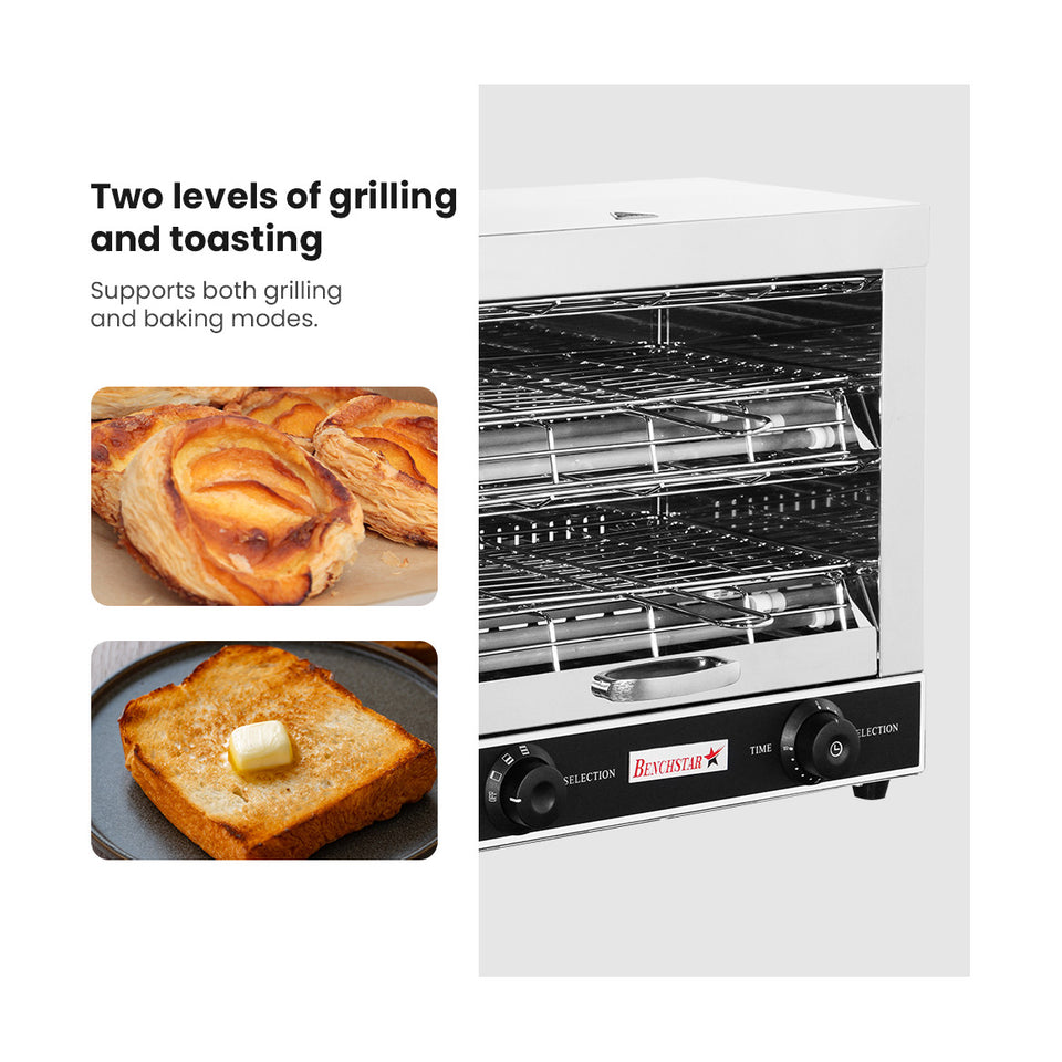Benchstar Toaster / Griller / Salamander - AT-360BE